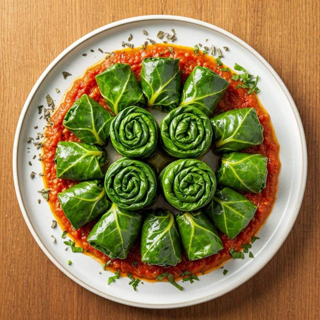 Geleneksel Zeytinyağlı Pazı Sarması