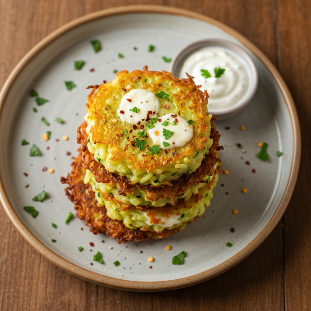 Peynirli Patates ve Kabak Mücveri