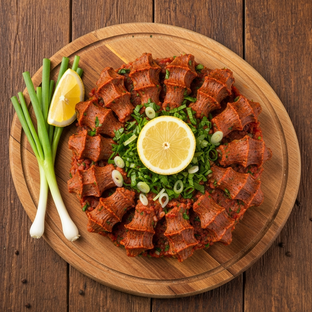 Anne Usulü Pirinçli Çiğ Köfte
