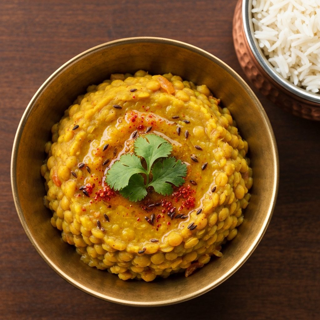 Baharatlı Chana Dal Fry