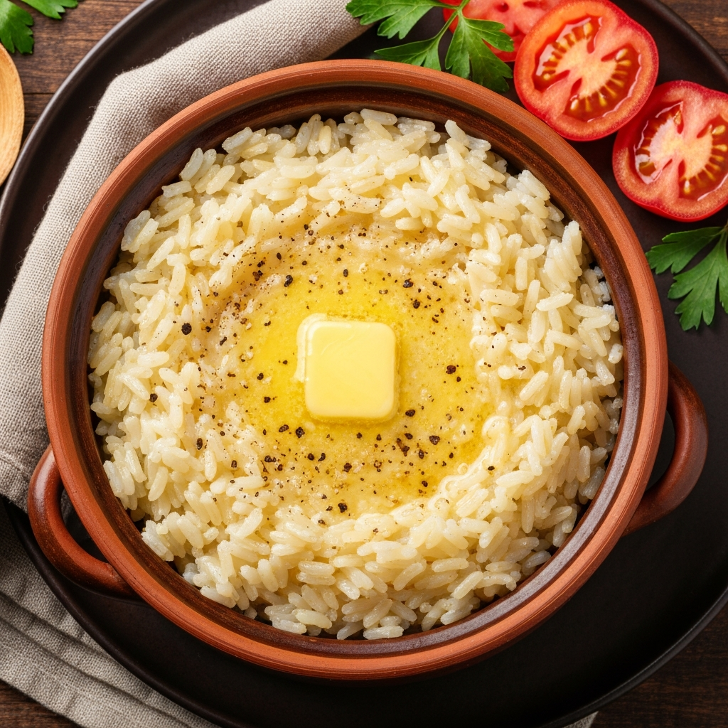 Anne Usulü Tereyağlı Pirinç Pilavı