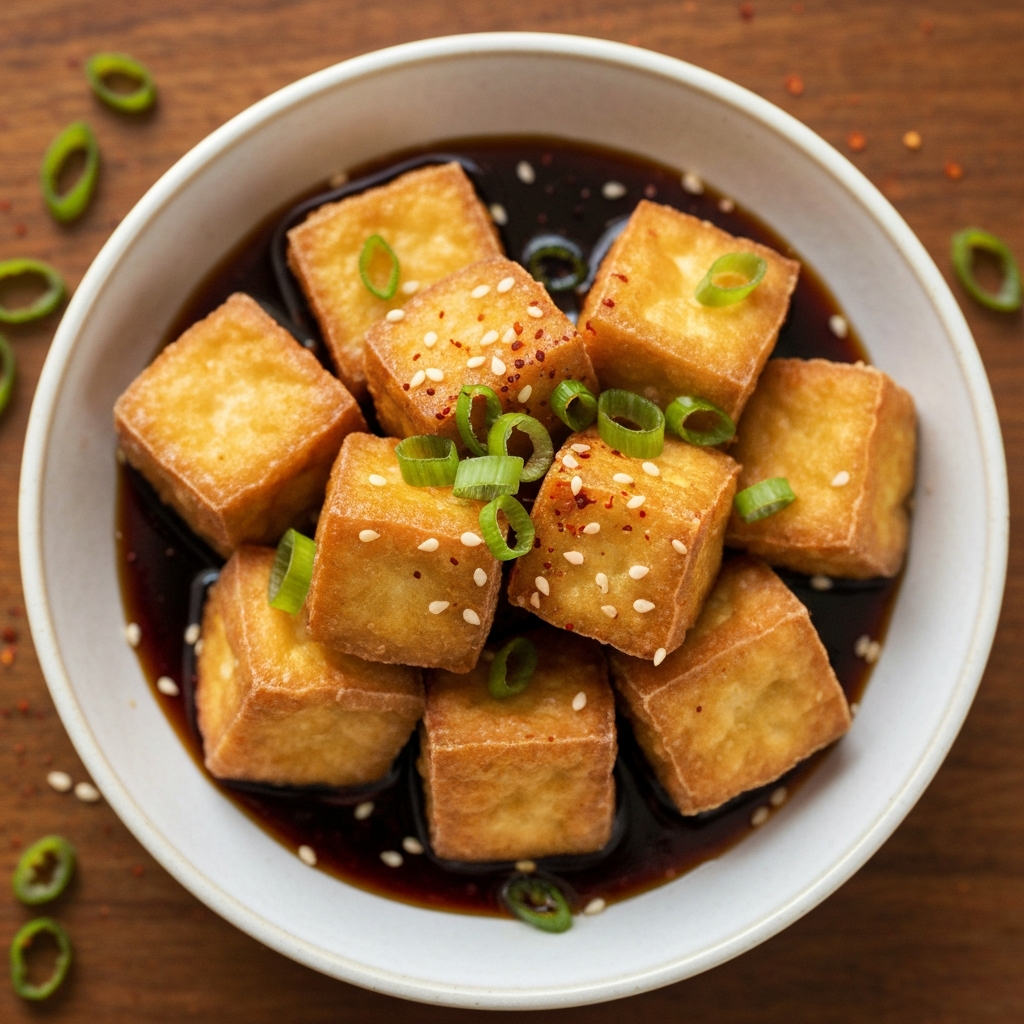 Yumurtalı Soslu Fermente Tofu