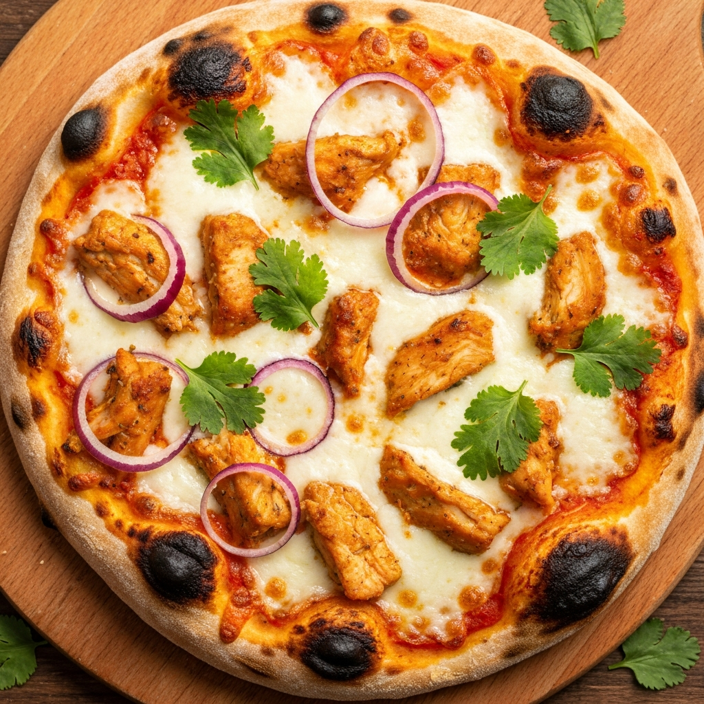 Anne Usulü Tavuklu Pizza