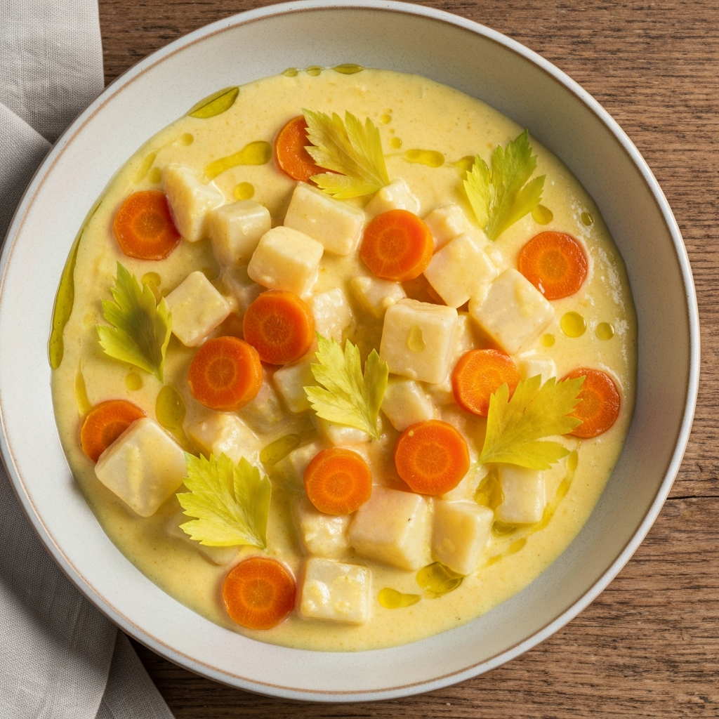 Terbiyeli Kereviz ve Patates Yemeği