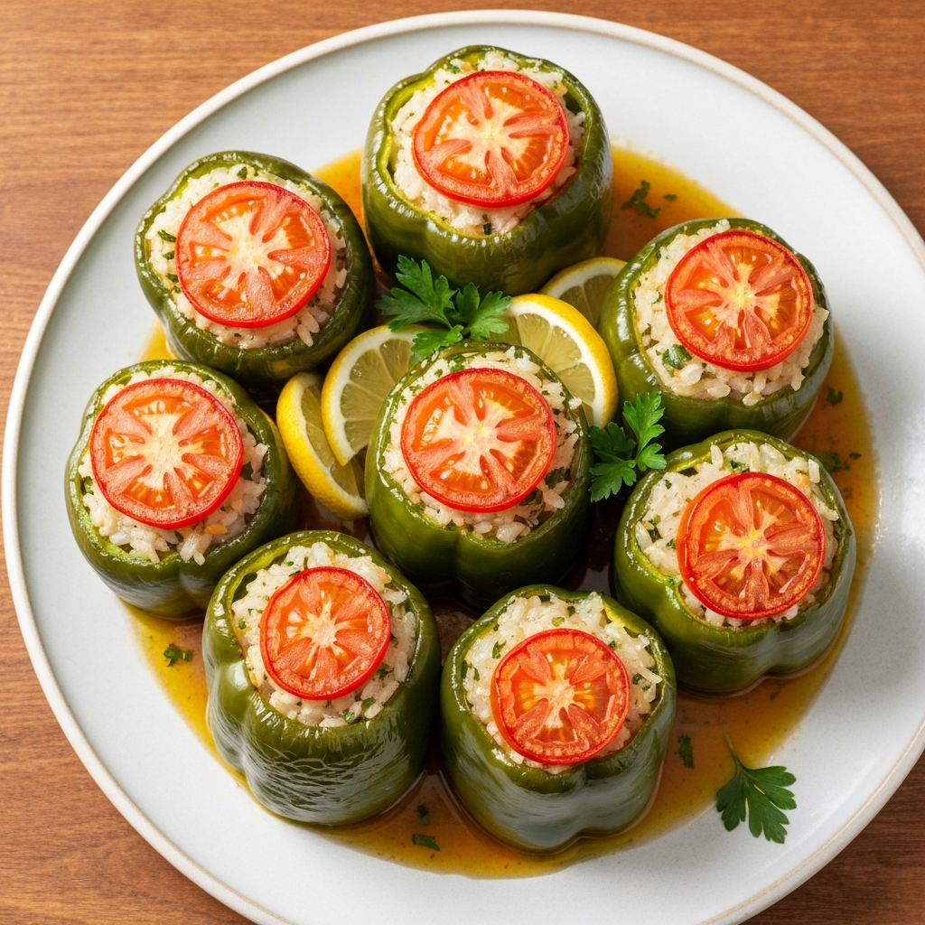 Zeytinyağlı Biber Dolması