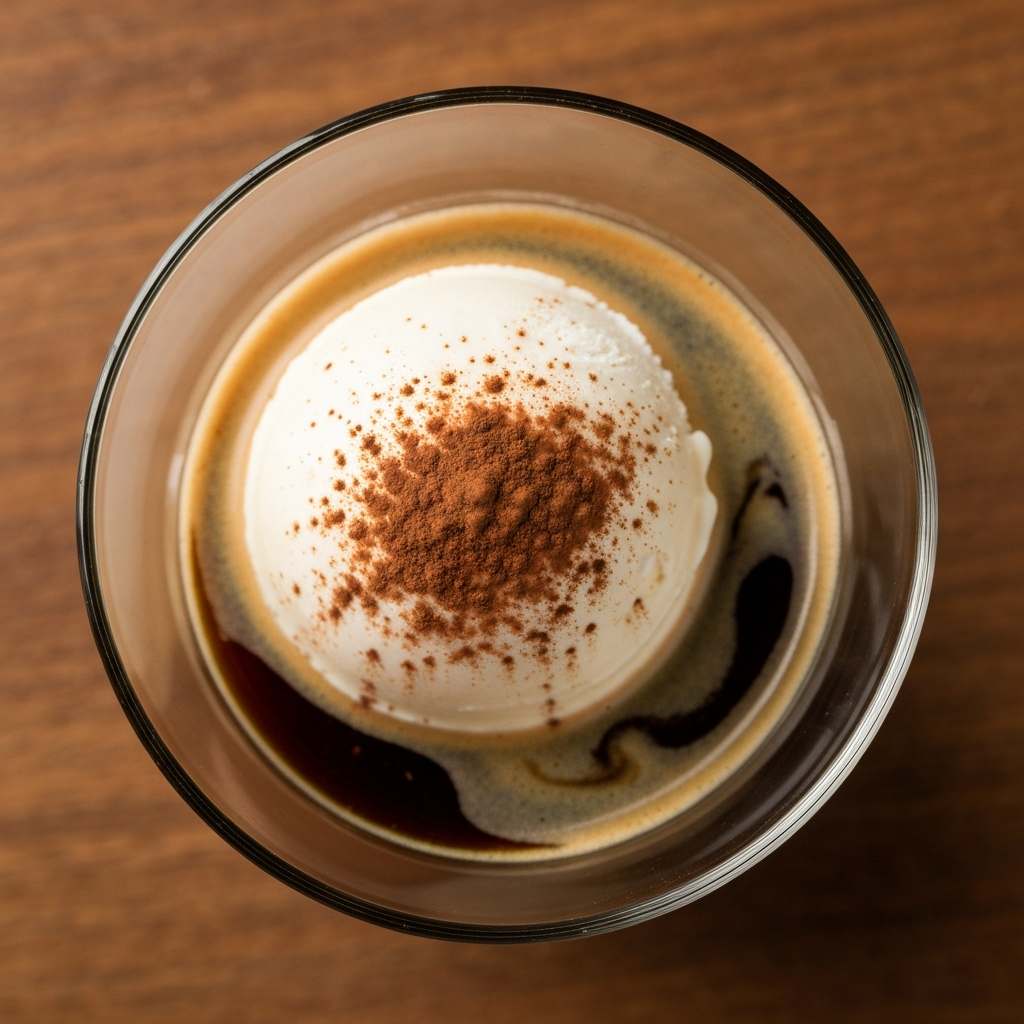 Kakaolu ve Vanilyalı Espresso Affogato