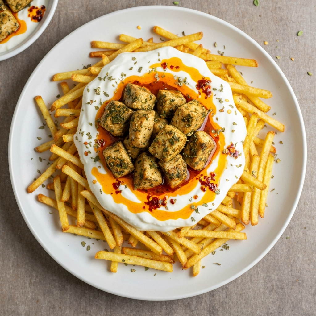 Tavuklu Çökertme Kebabı