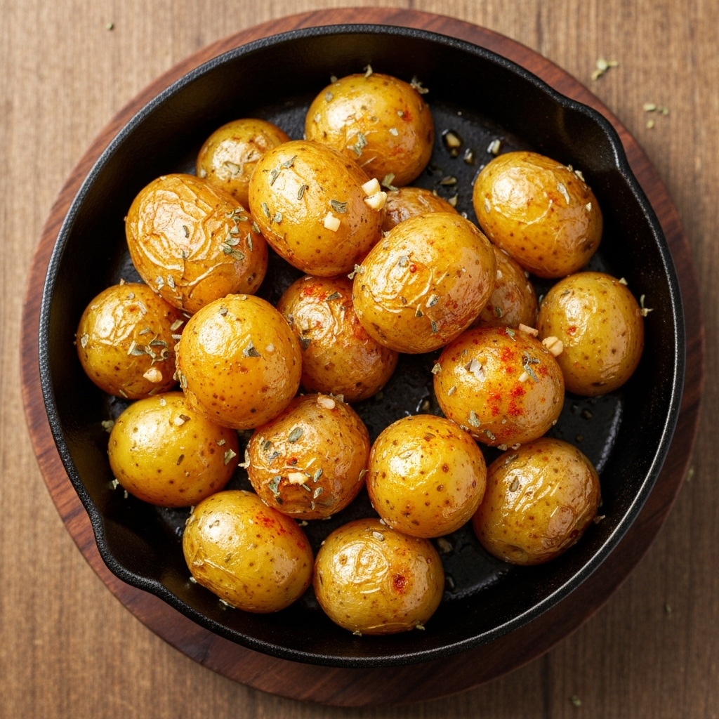 Fırında Baharatlı Baby Patates