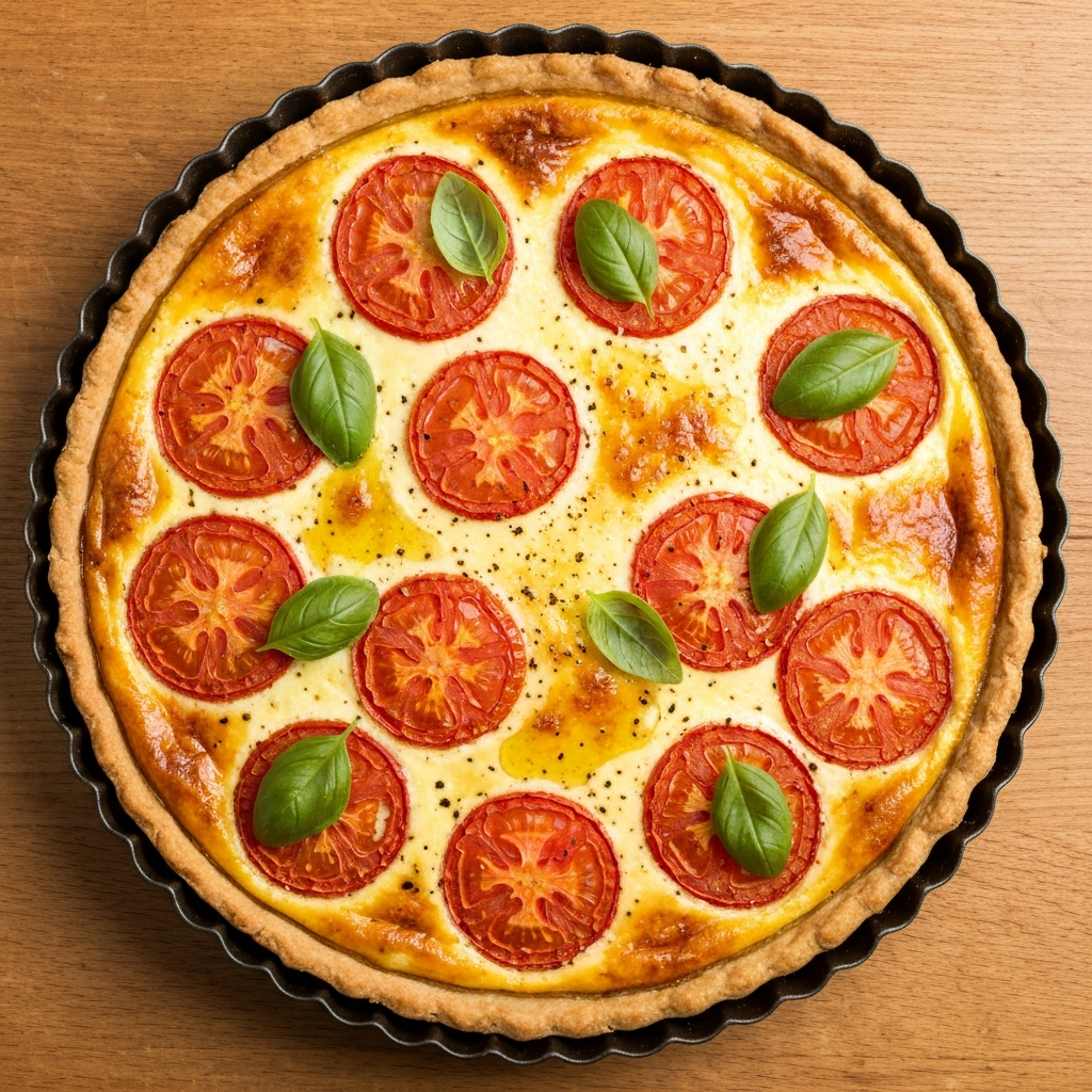 Caprese Quiche