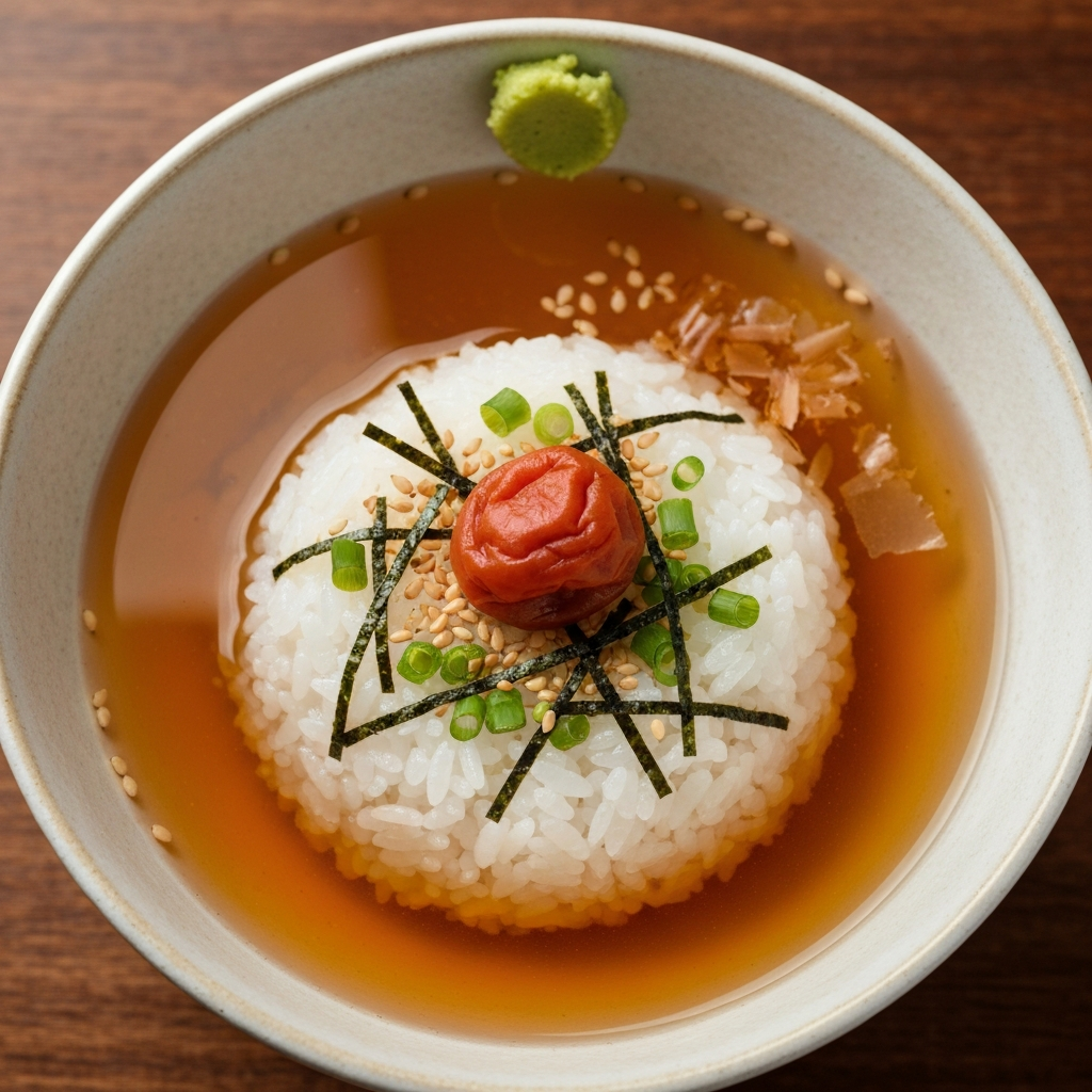 Kombu Aromalı Dashi Chazuke
