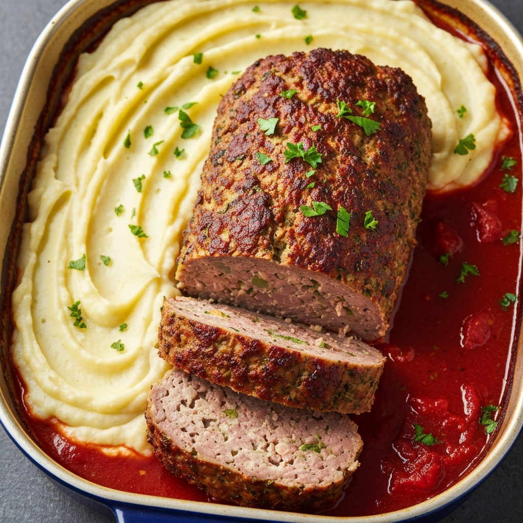 Patates Püreli Rosto Köfte