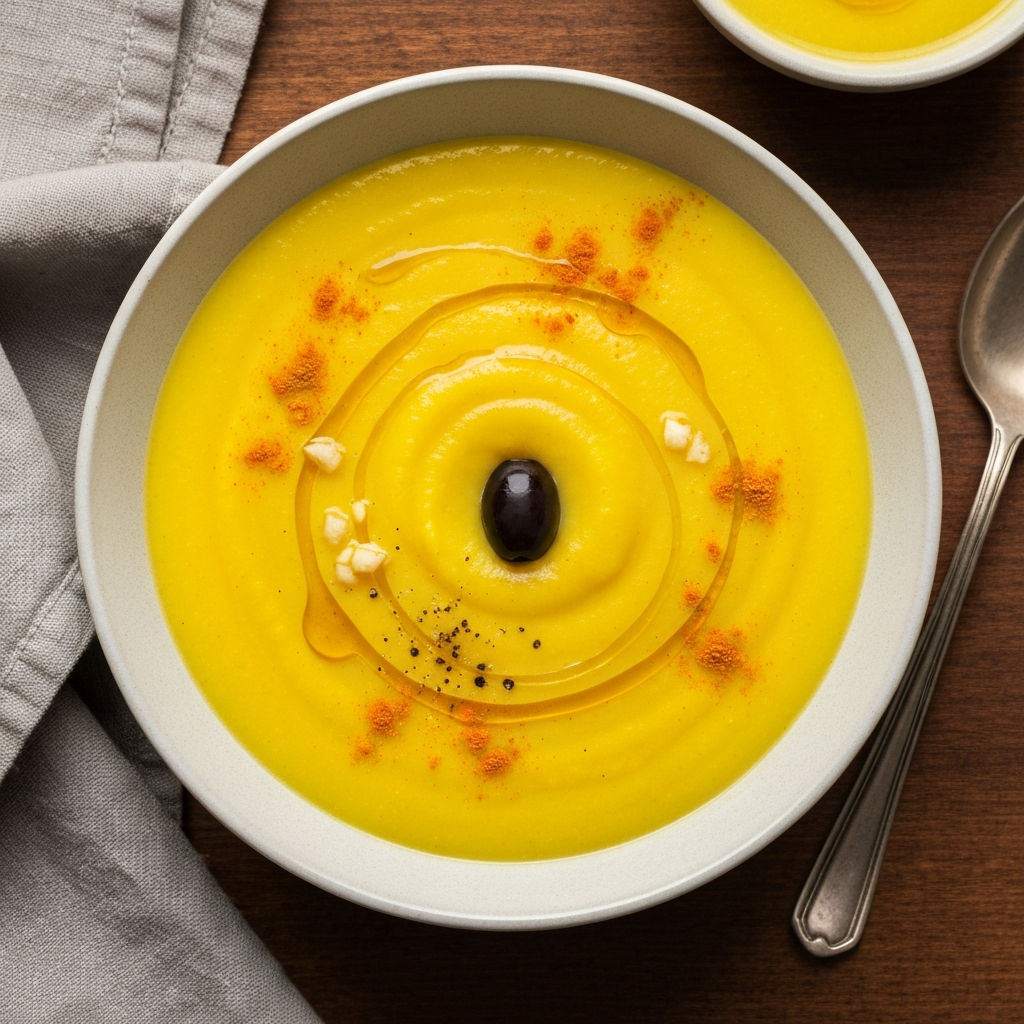 Zerdeçallı ve Bal Aromalı Patates Çorbası