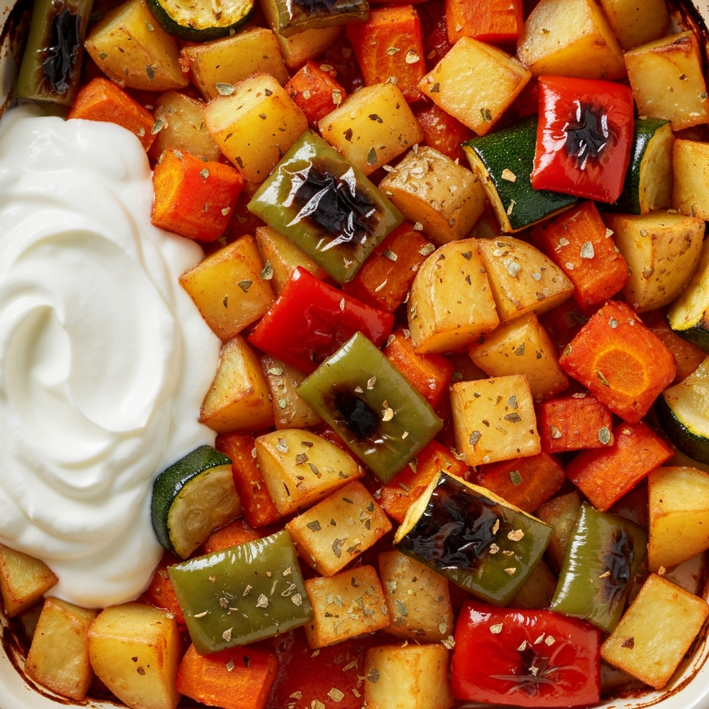 Fırınlanmış Sebze Kebabı