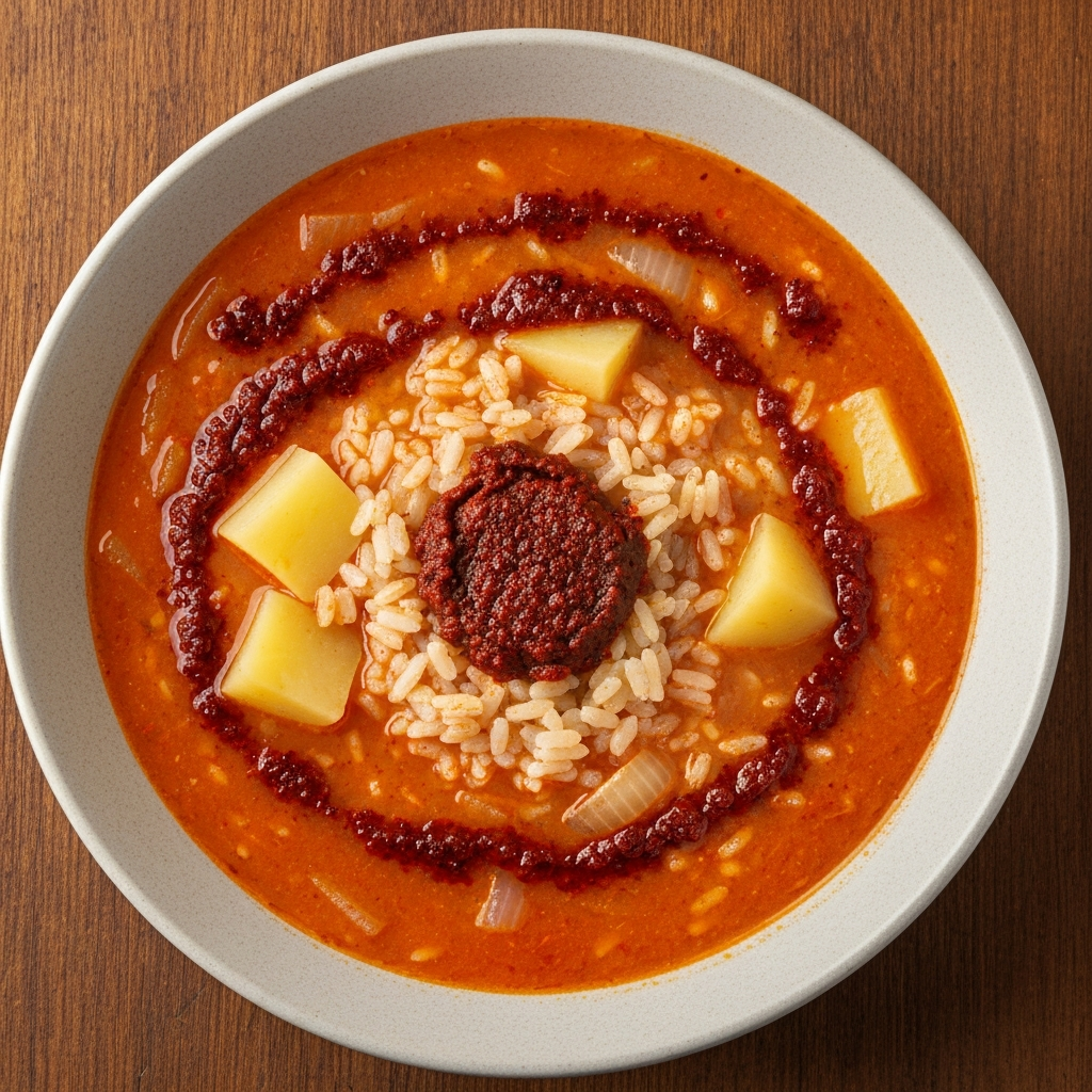 Geleneksel Patates ve Pirinç Çorbası