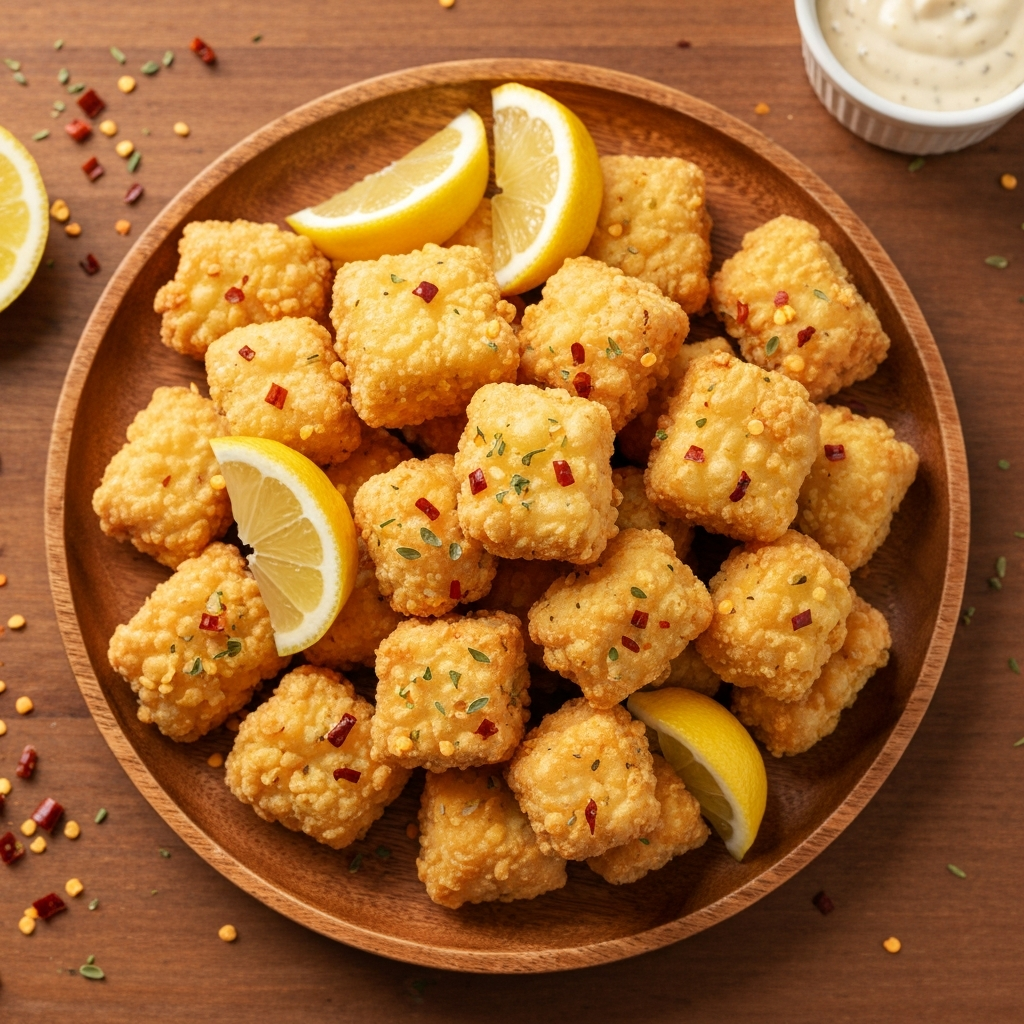 Çıtır Tavuk Kalamar ve Pirinç Pilavı