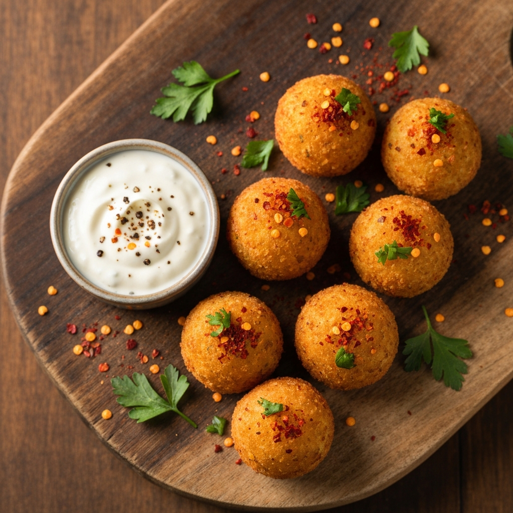 Anne Usulü Yoğurtlu Patates Topları