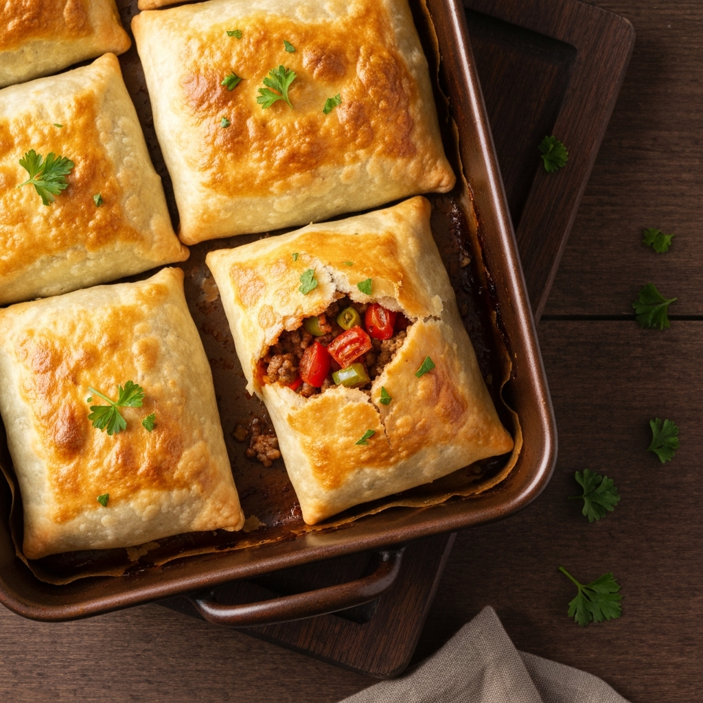 Anne Usulü Kıymalı Burrito Börek