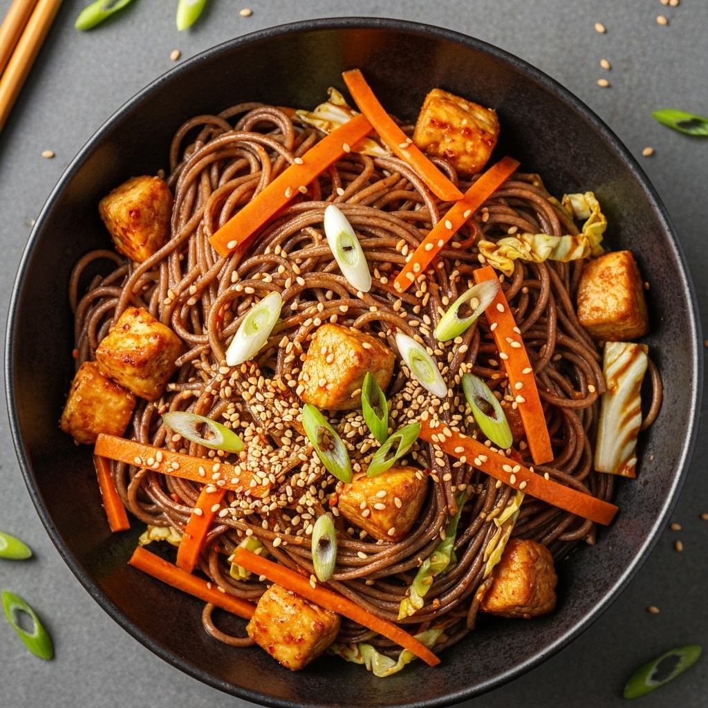 Tavuklu Soba Erişteli Yaz Lezzeti