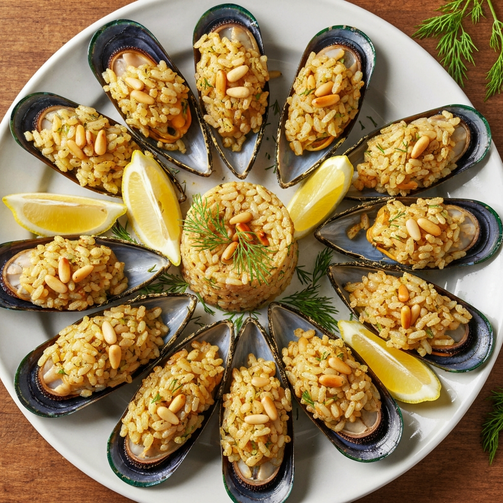 Geleneksel Midye Dolma