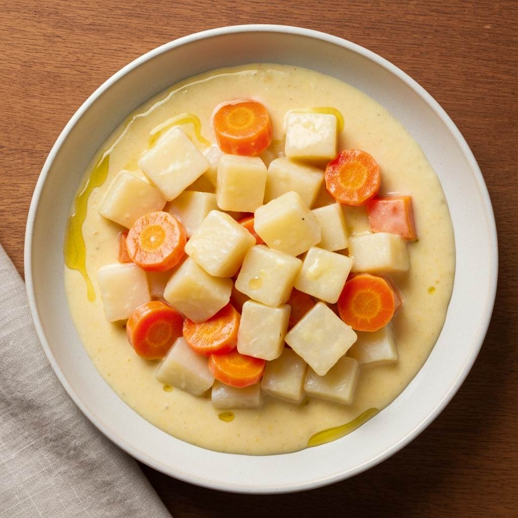 Terbiyeli Kereviz, Patates ve Havuç Yemeği