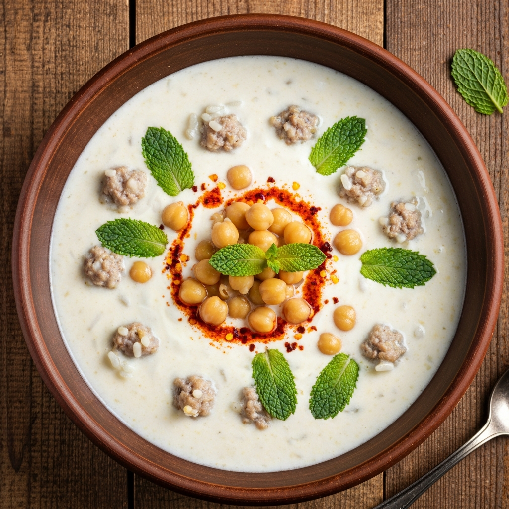 Anane Usulü Gaziantep Yuvalama Çorbası