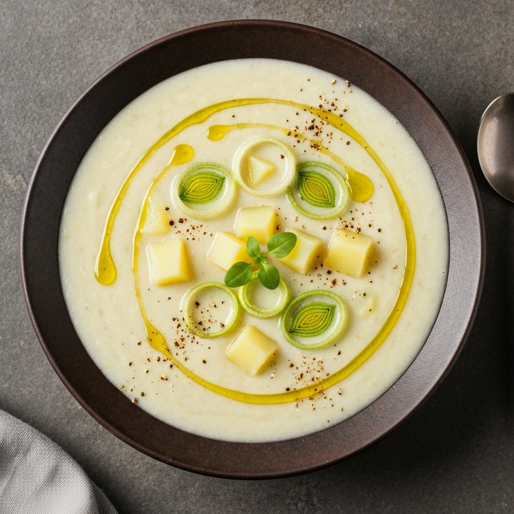 Patatesli Pırasa Çorbası