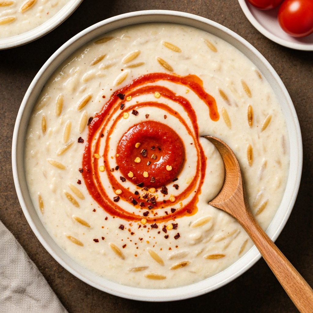 Sütlü Şehriyeli Un Çorbası
