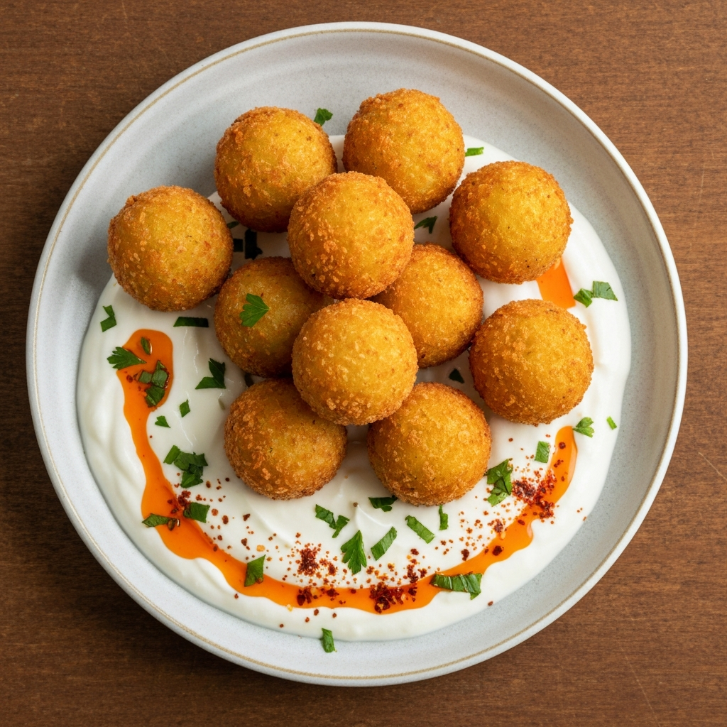 Yoğurtlu Patates Topları