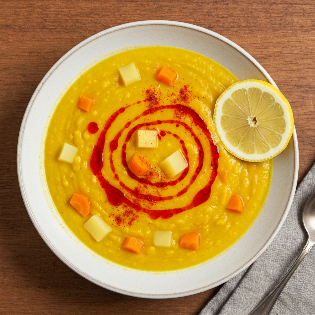 Bağışıklık Güçlendiren Zerdeçallı Mercimek Çorbası