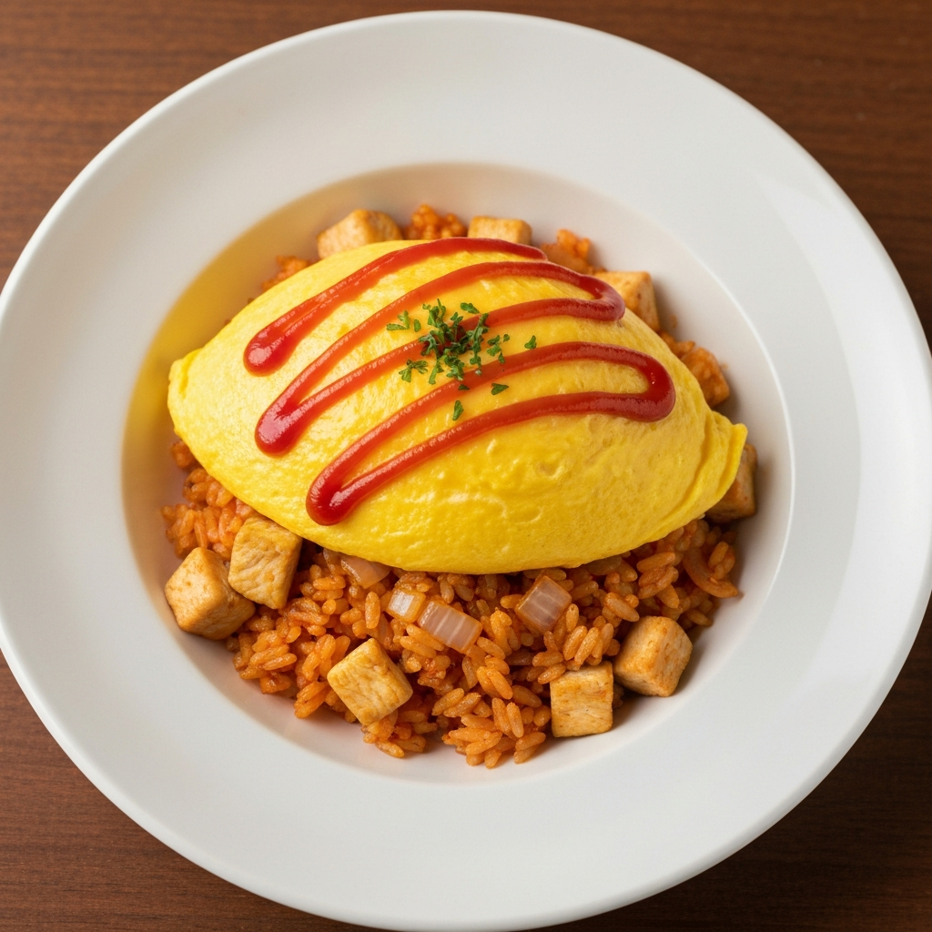 Tavuklu Omurice