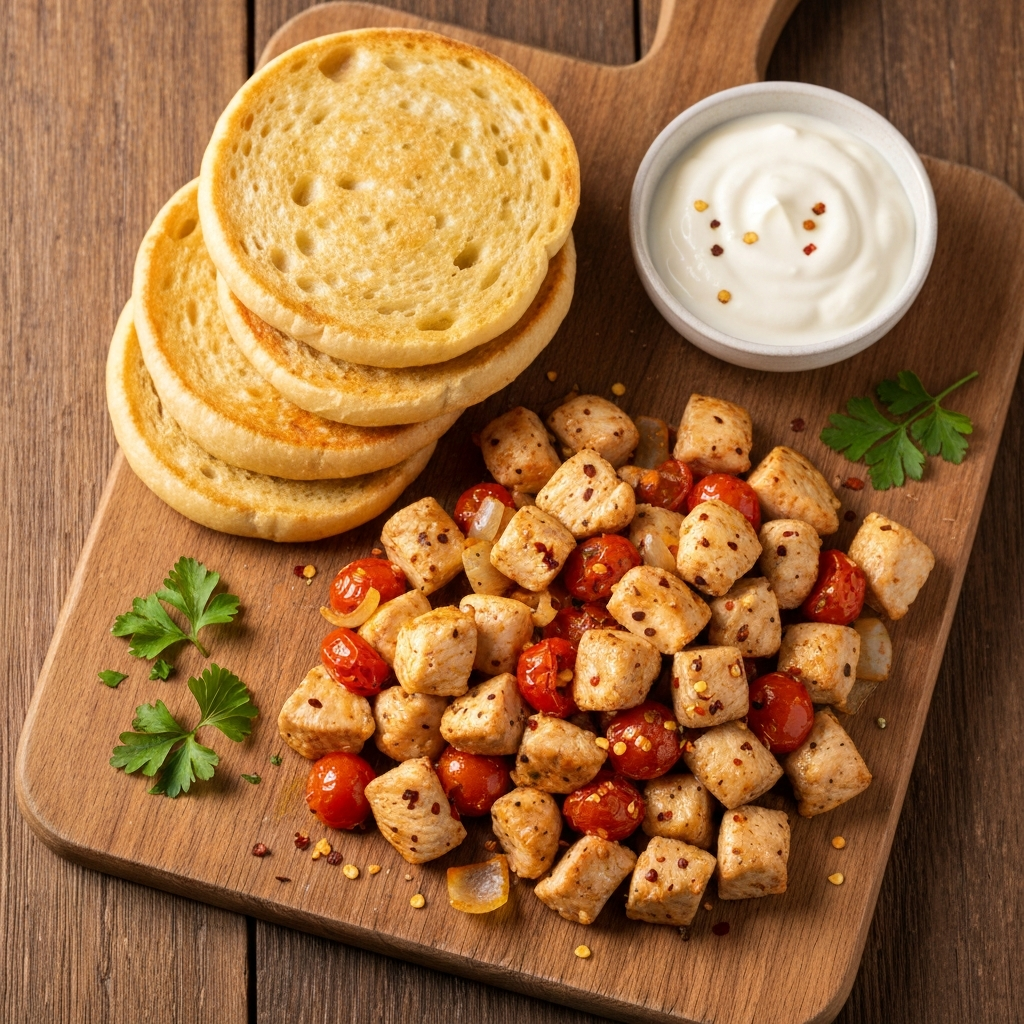 Tavuk Tantuni ve Ev Yapımı Ekmek