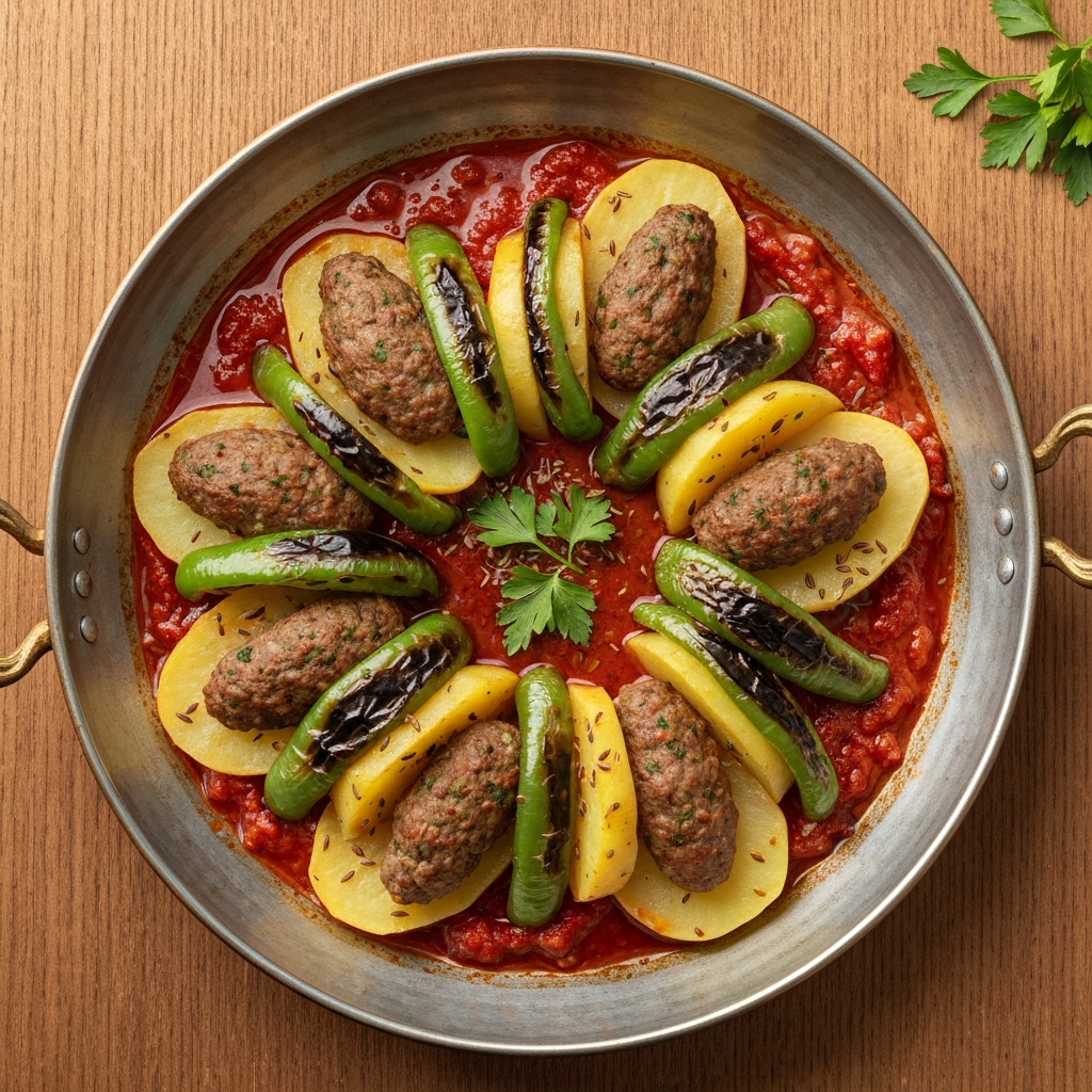 Bonfile Köfteli Patates Yemeği