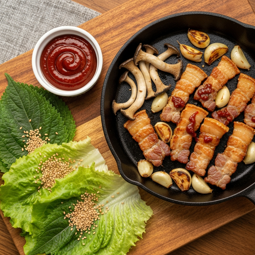 Doenjang Soslu Samgyeopsal Gui