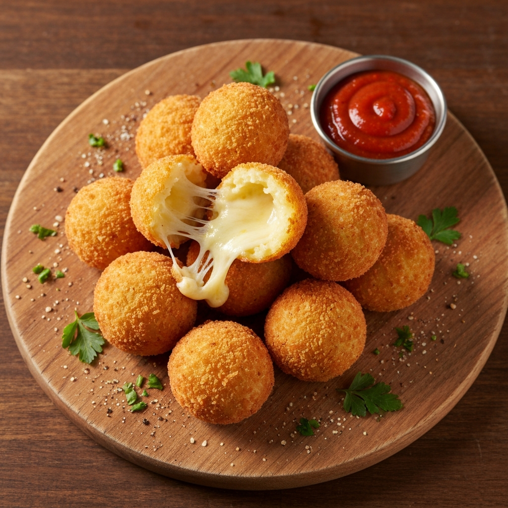 Çıtır Peynirli Patates Topları