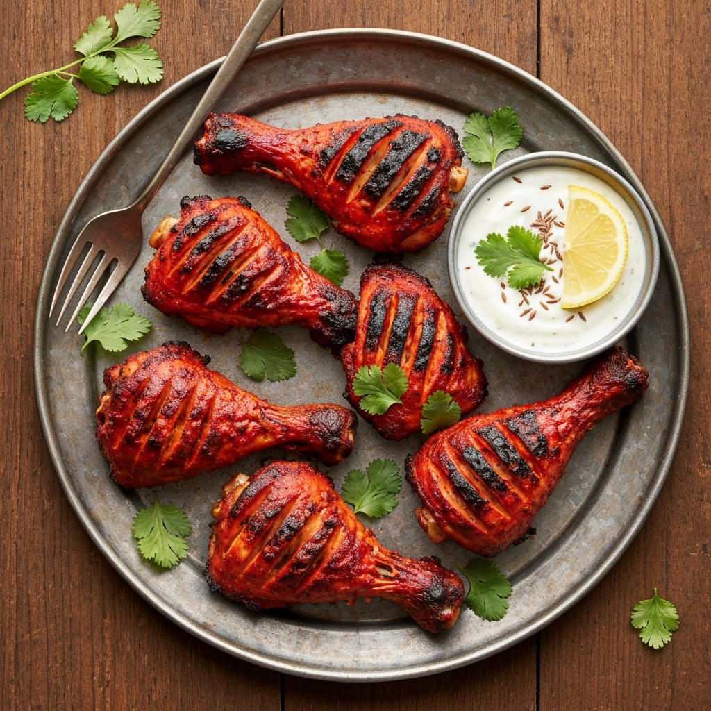 Geleneksel Tandoori Tavuk