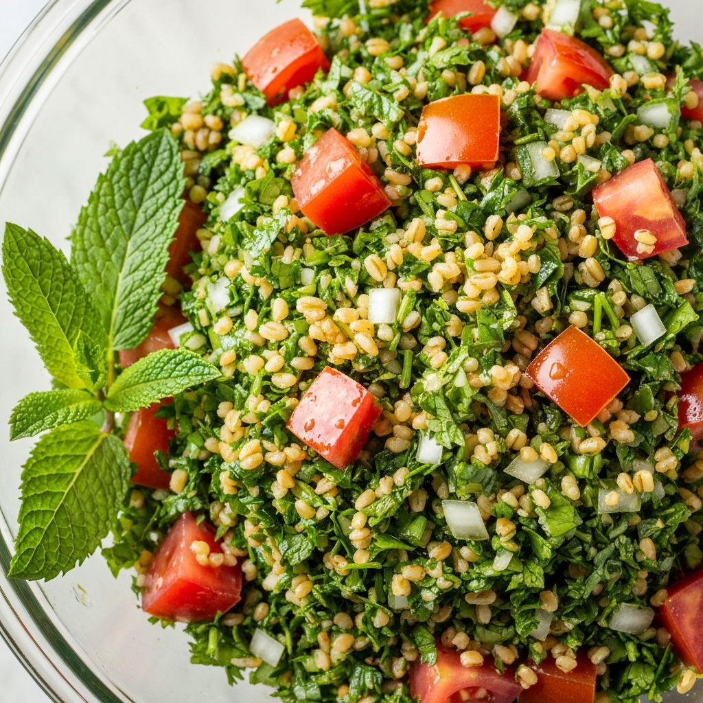 Geleneksel Bulgurlu Tabbule Salatası