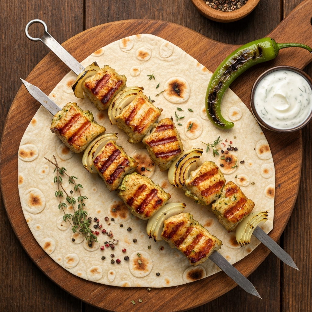 Classic Tavuk Şiş with Onion and Thyme