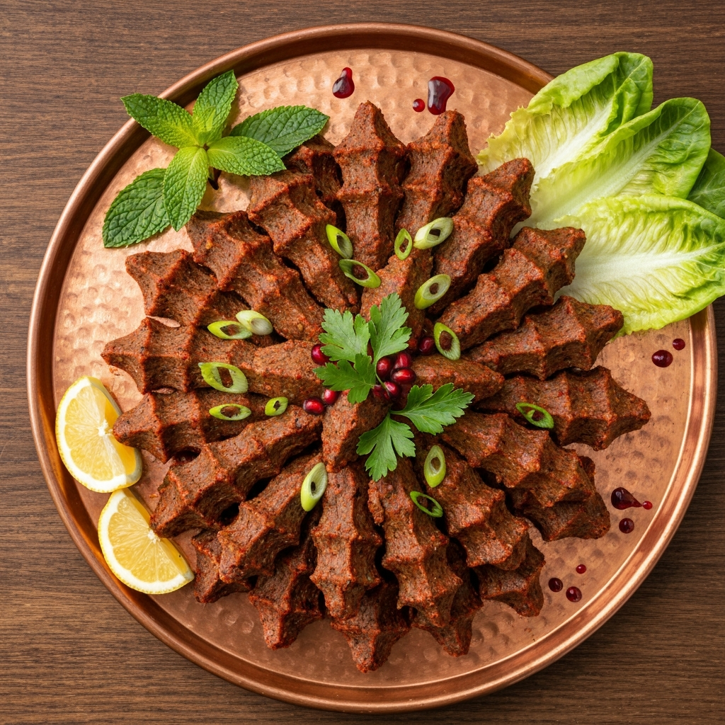 Geleneksel Etsiz Kolay Çiğ Köfte