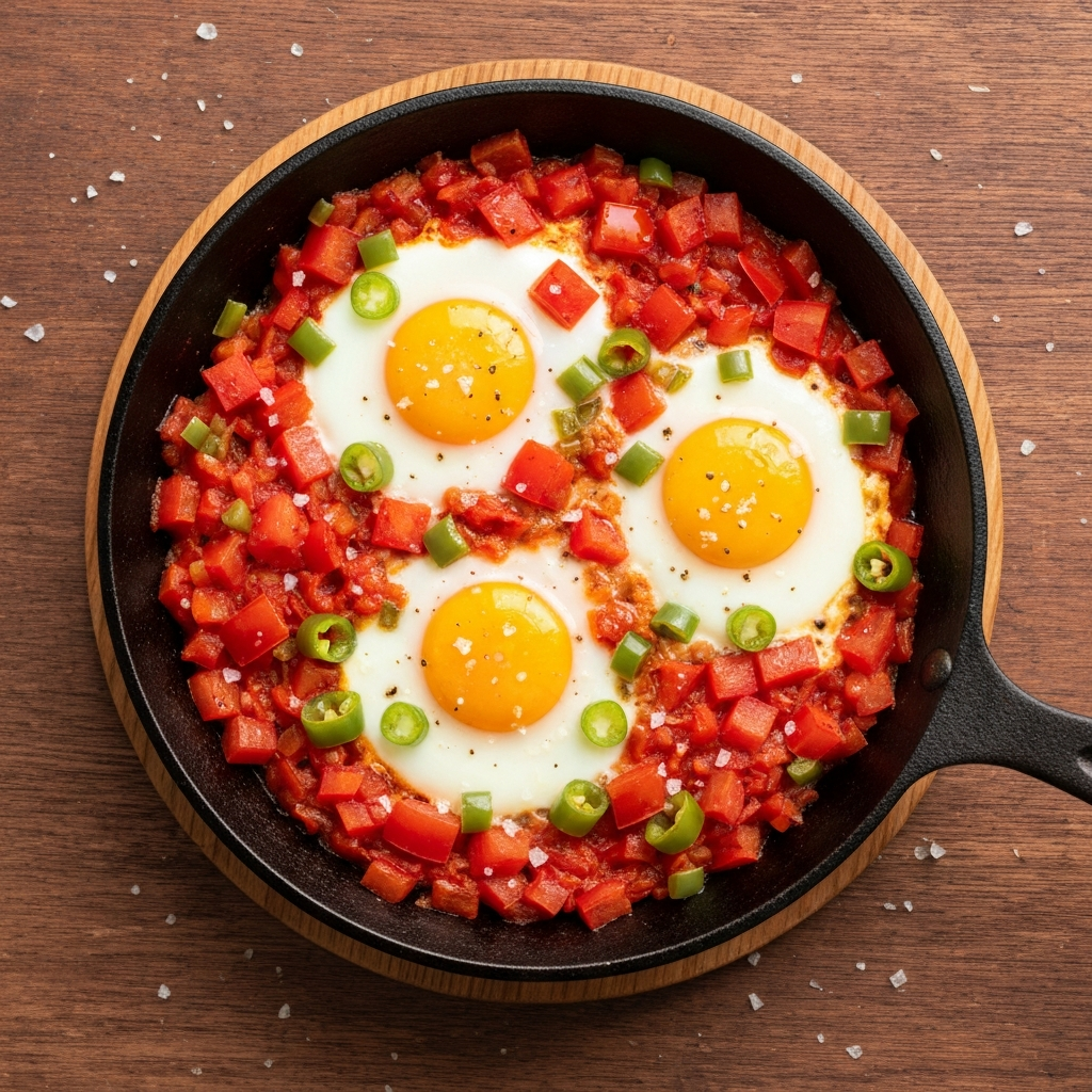 Fırında Yumurtalı Menemen