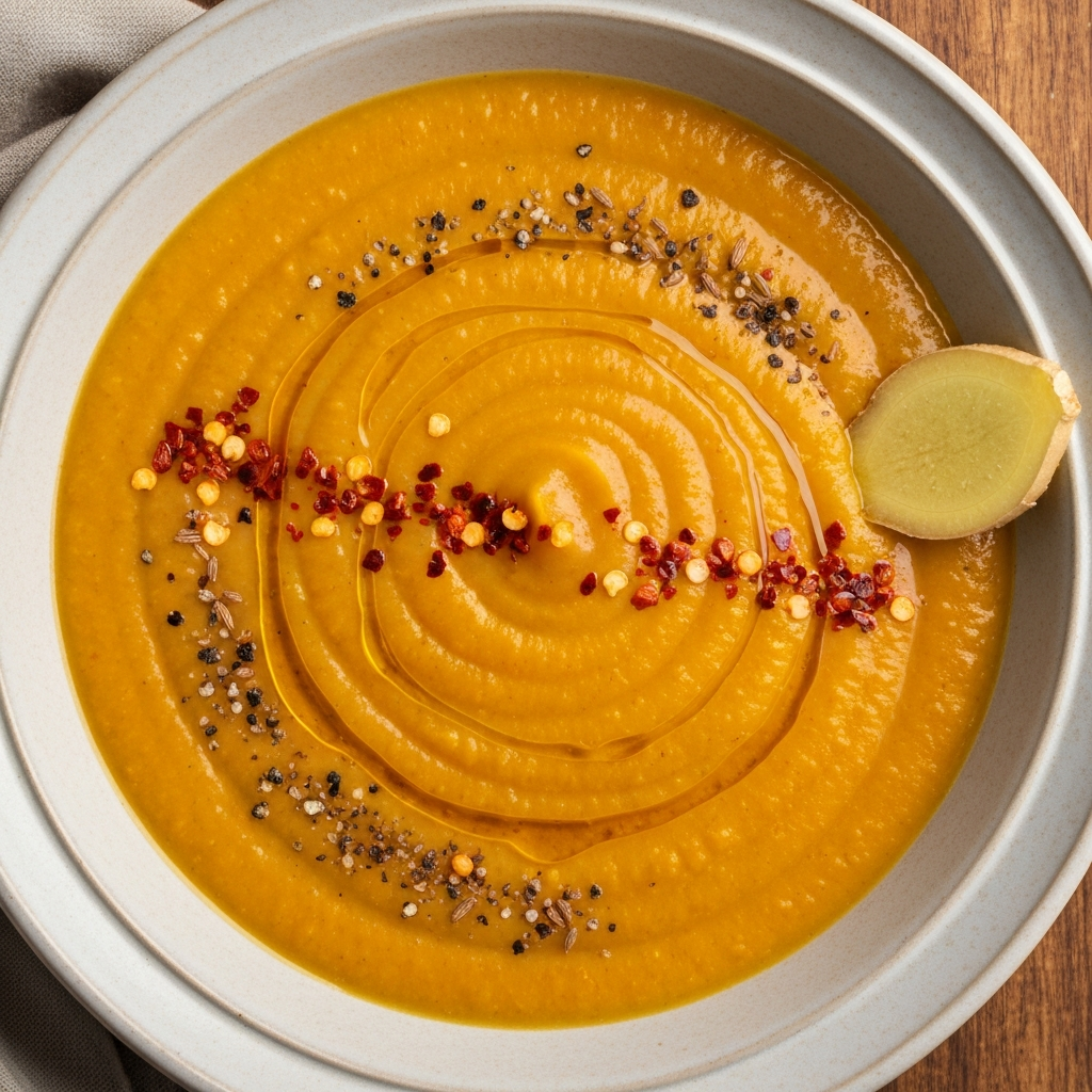 Zencefilli Mercimek Çorbası